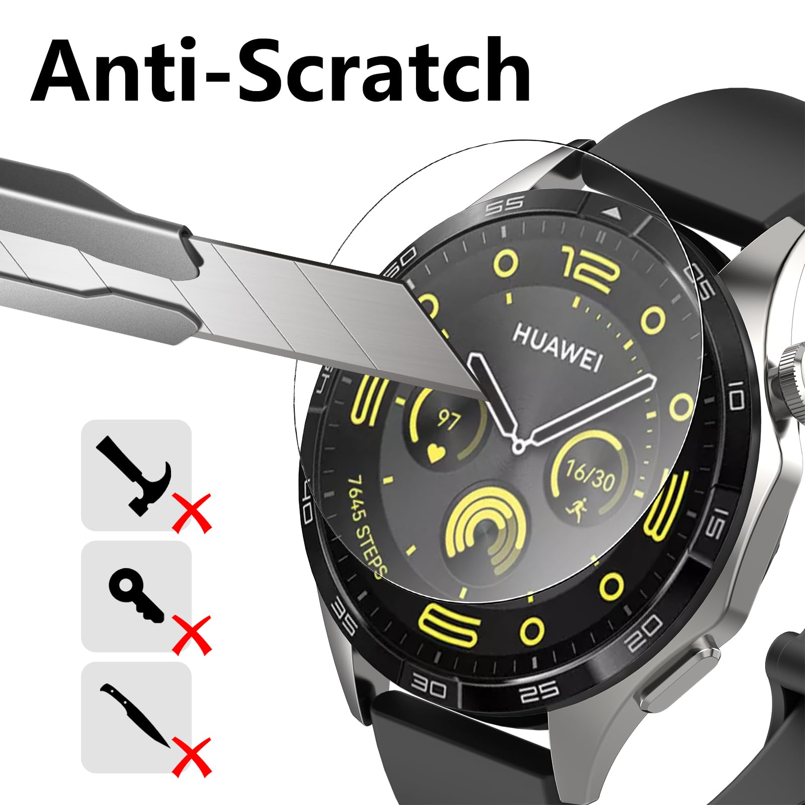 Amazon.co.jp: Bigqin HUAWEI Watch GT6 / GT5 / GT4 46mm 対応 強化